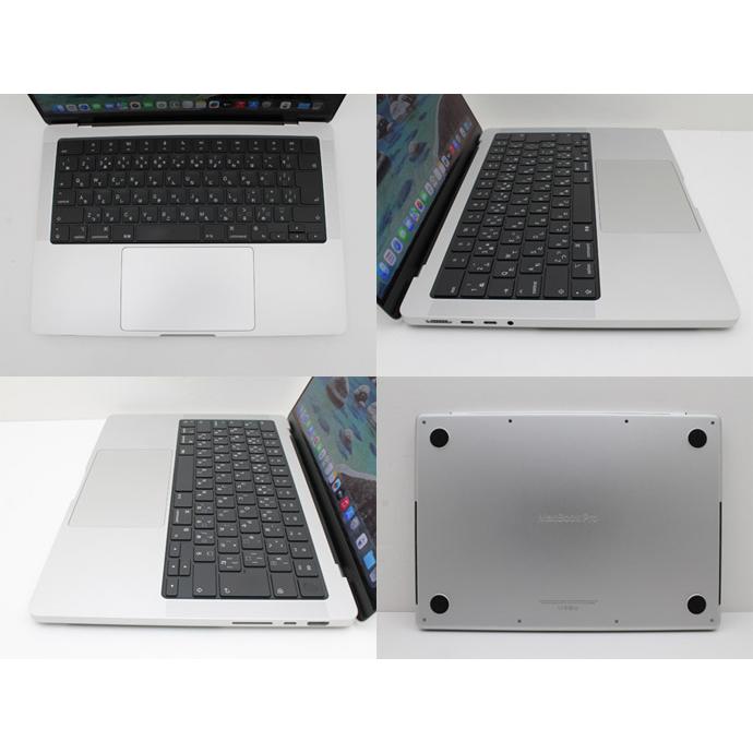 Apple Macbook Pro 14-inch,2021 MKGT3J/A A2442 シルバー M1 Pro 10コア搭載 メモリ 16GB SSD 1TB Bランク H23H 中古の画像