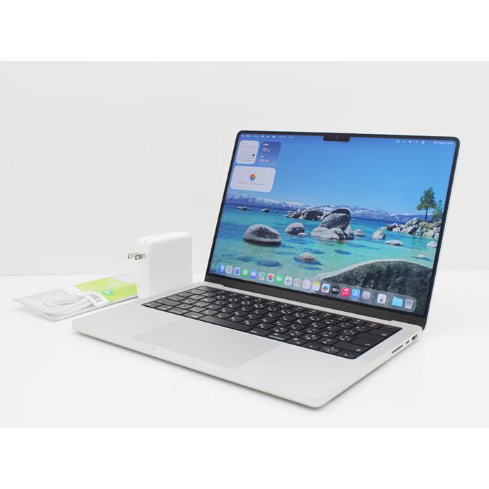 Apple Macbook Pro 14-inch,2021 MKGT3J/A A2442 シルバー M1 Pro 10コア搭載 メモリ 16GB SSD 1TB Aランク H27H 中古の画像