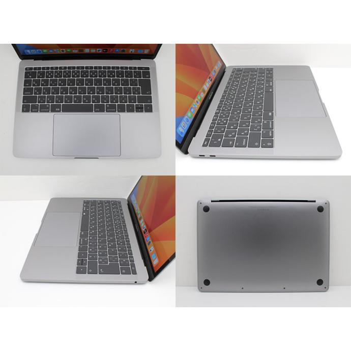 Apple Macbook Pro 13-inch,2017 Thunderbolt 3×2 CTO スペースグレイ Core i7 7660U 2.5GHz メモリ 16GB SSD 128GB L22H Aランク 中古の画像