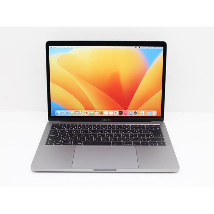 Apple Macbook Pro 13-inch,2017 Thunderbolt 3×2 CTO スペースグレイ Core i7 7660U 2.5GHz メモリ 16GB SSD 128GB L22H Bランク 中古の画像