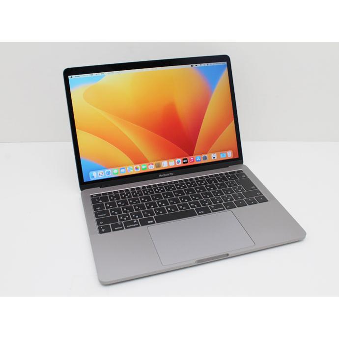 Apple Macbook Pro 13-inch,2017 Thunderbolt 3×2 CTO スペースグレイ Core i7 7660U 2.5GHz メモリ 16GB SSD 128GB L22H Bランク 中古の画像