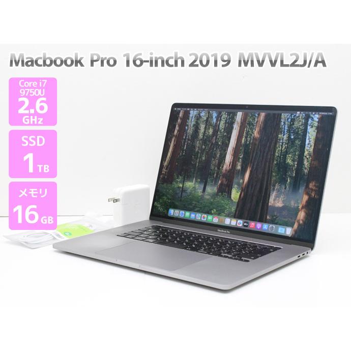MacBook Pro 2019 16インチ　MVVL2J/A MacBook Pro Apple 16inch MVVL2J/A A2141 2019 選べるOS