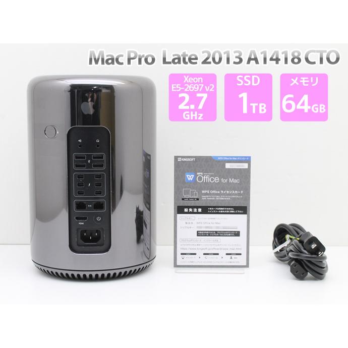 Apple Macpro2013 6コア/32GB/新品2TB SSD/D700