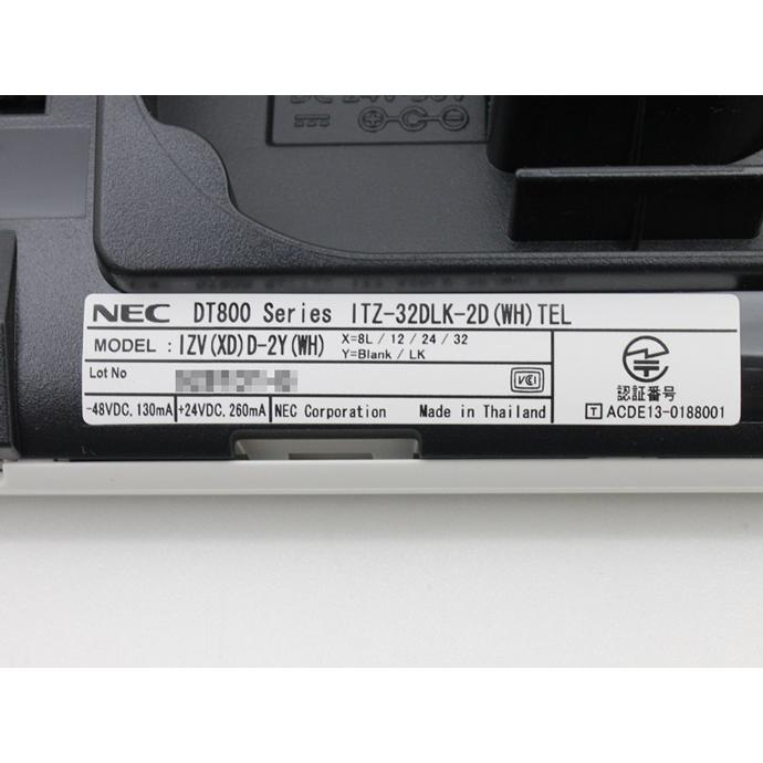 NEC 開封済み未使用品 ビジネスフォン DT800 Series ITZ-32DLK NEC 開封済み未使用品 ビジネスフォン DT800 Series ITZ-32DLK