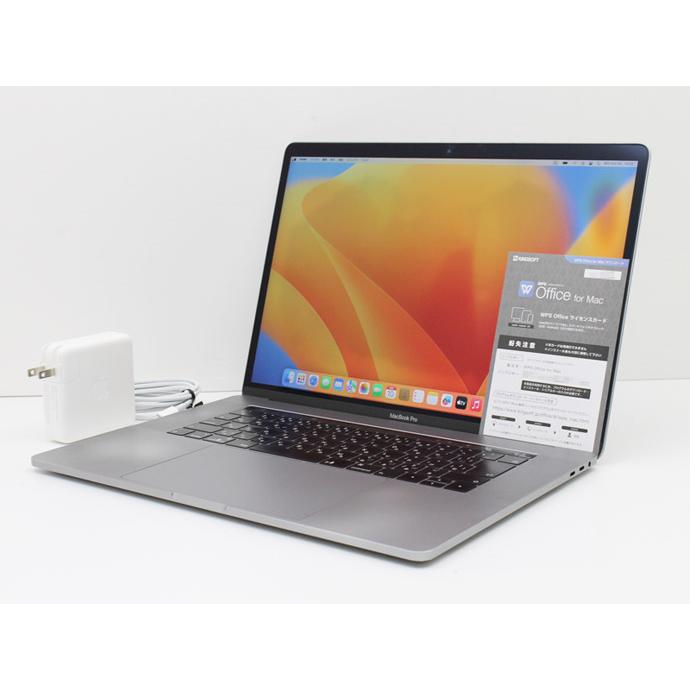 Apple Macbook Pro 15-inch,2018 MR942J/A スペースグレイ WPS Office