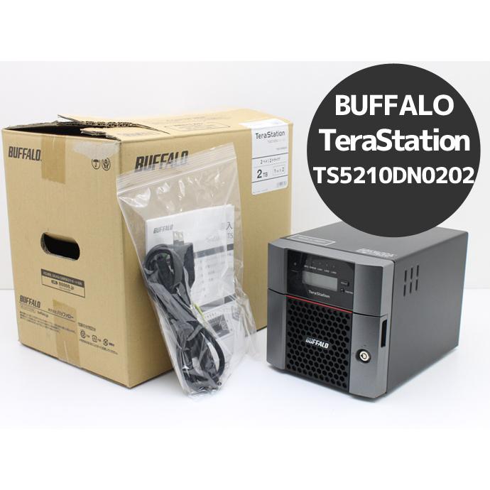 BUFFALO TeraStation TS5210DNシリーズ 2ドライブ 2TB TS5210DN0202 バッファロー テラステーション  Q62T 中古 : s07019-f : PCショップ アトランティック - 通販 - Yahoo!ショッピング