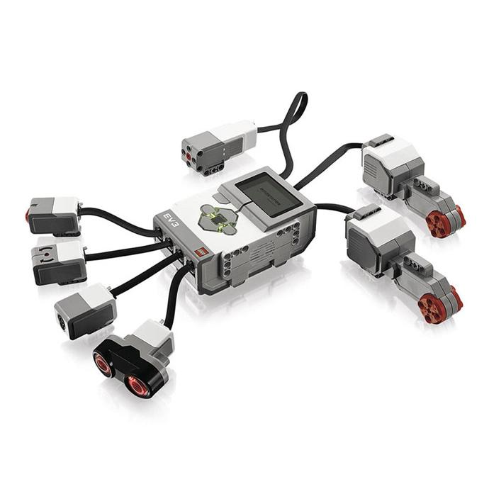 教育版 LEGO レゴ Education MindStorm EV3 基本セット マインドストーム 45544 ブロックパーツは未開封 ACアダプター＆カラーセンサープラス1個 L64T 中古｜pc-atlantic｜07