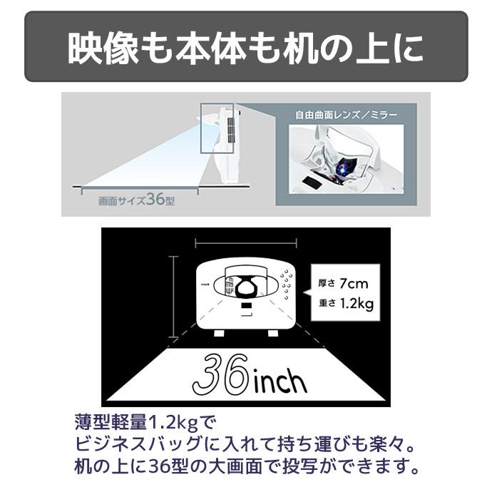 マクセル プロジェクター 超短投写 DLP式 MP-SW51MJ ホワイト マクセル プロジェクター 超短投写 DLP式 MP-SW51MJ ホワイト