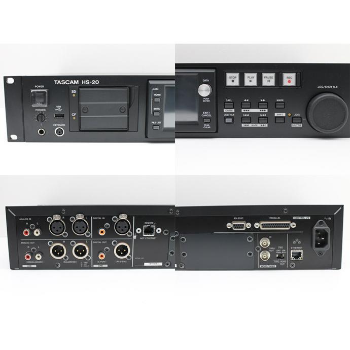 TASCAM HS-20 業務用2chオーディオレコーダー/プレーヤー FTPクライアント機能を搭載 現状お渡し品 A13H 中古の画像