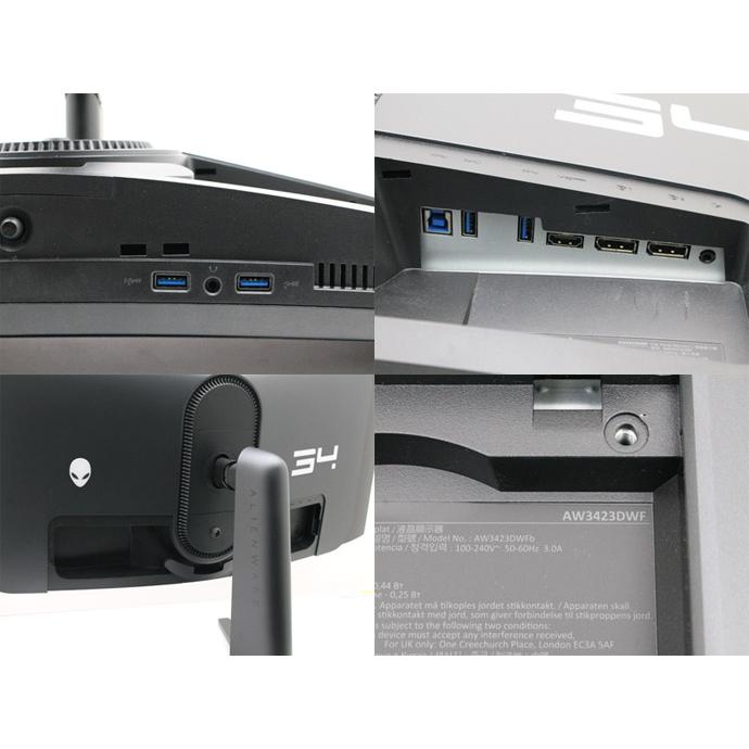 大画面 34インチ DELL Alienware 曲面 QD-OLED ゲーミングモニター