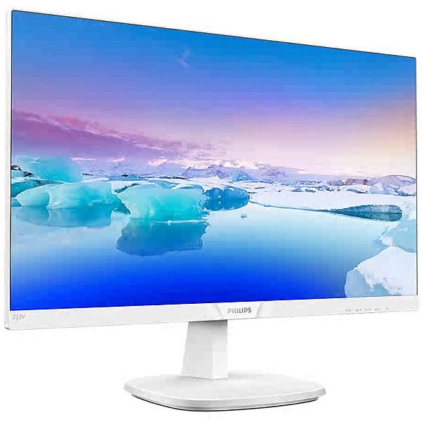 PHILIPS 223V7QJAW/11 液晶ディスプレイ 21.5型/ 1920×1080/ DisplayPort、HDMI、D-sub/ ホワイト/ スピ…｜pc-express｜02