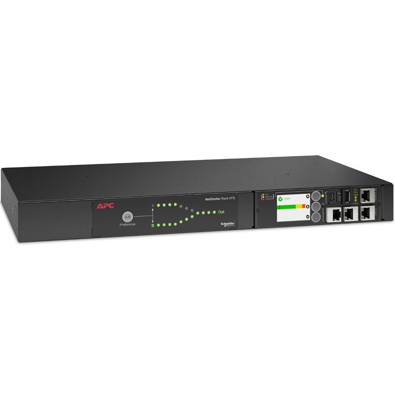 シュナイダーエレクトリック AP4450AJ APC NetShelter Rack ATS、100V、15A、5-15 in、(10) 5-15R outの画像