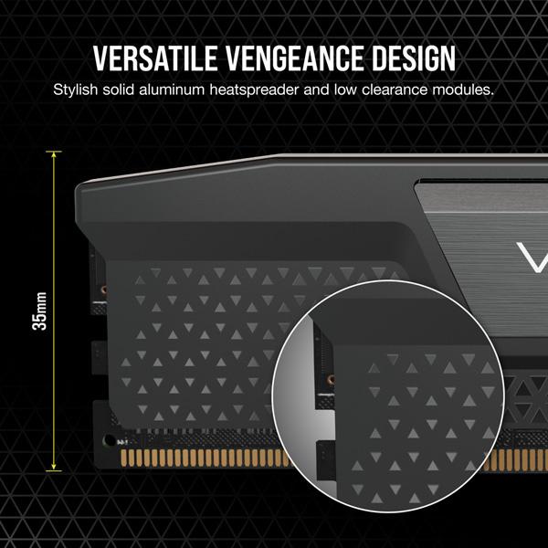 コルセア(メモリ) CMK32GX5M2B5200C40 DDR5 5200MHz 32GB(16GBx2) UDIMM 40-40-40-77 VENGEANCE Black 1.25V｜pc-express｜05