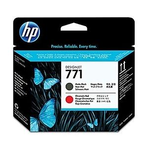 CE017A HP771 プリントヘッド マットブラック / クロムレッド