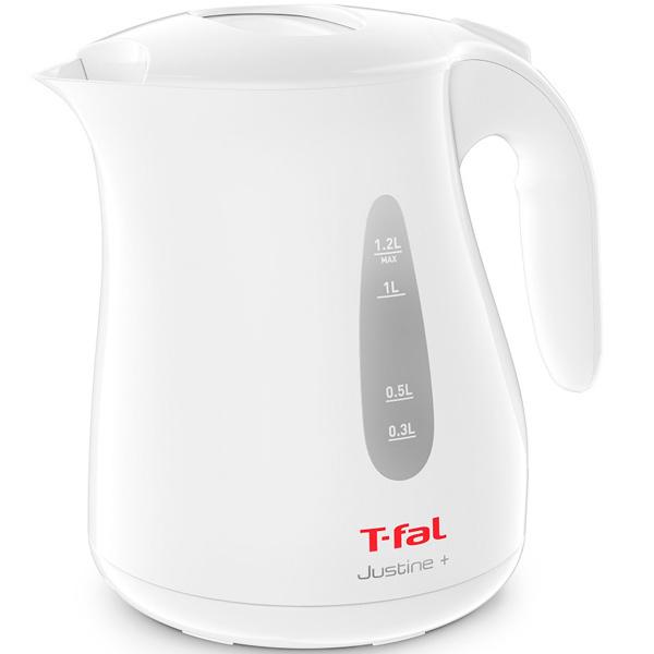 グループセブジャパン KO4901JP T-fal 電気ケトル ジャスティン プラス490 ホワイト 1.2L｜pc-express