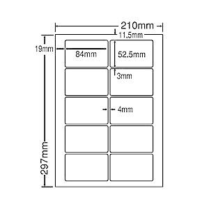 東洋印刷 CL35 シートカットラベル A4版 10面付(1ケース500シート)