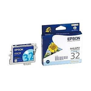 EPSON ICLC32 メーカー純正 インクカートリッジ ライトシアン (PM-G800/ G700/ D750/ A850用)｜pc-express
