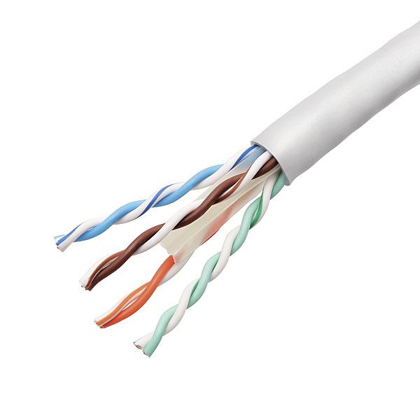 ELECOM LD-GPAL/WH100RS LANケーブル/ CAT6A対応/ EU RoHS指令準拠/ コネクタ無し/ 単線/ リレックス/ 100m/ ホワイト_2
