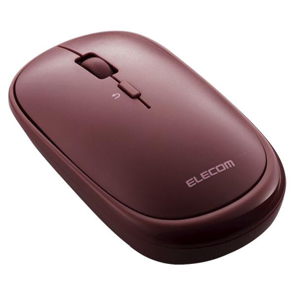 ELECOM M-TM10BBRD BlueLEDマウス/ 薄型/ Bluetooth対応/ 4ボタン/ ポーチ付/ レッド｜pc-express｜03