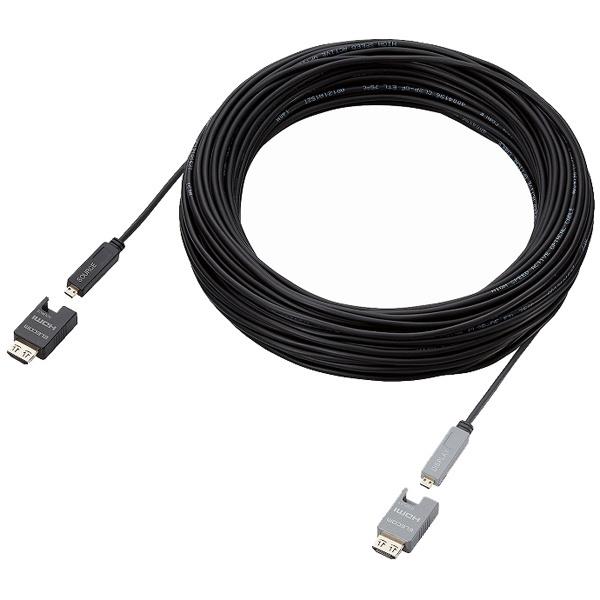 ELECOM DH-HDLOB30BK 長尺HDMIケーブル/ アクティブオプティカル/ 30m 