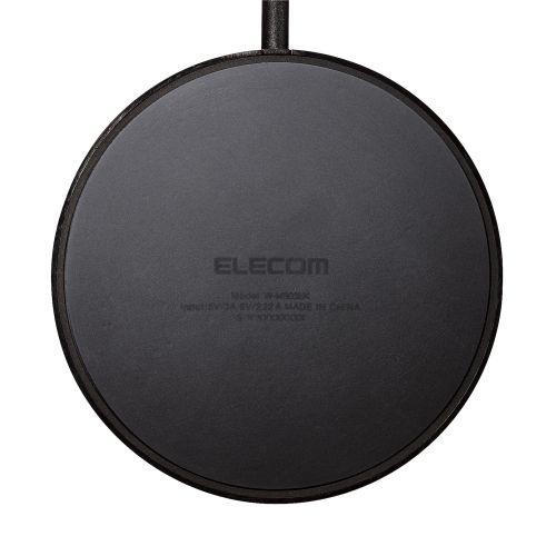 ELECOM W-MS03BK ワイヤレス充電器/ マグネット内蔵/ 7.5W+5W/ スタンドタイプ/ 1.5m/ ブラック｜pc-express｜04