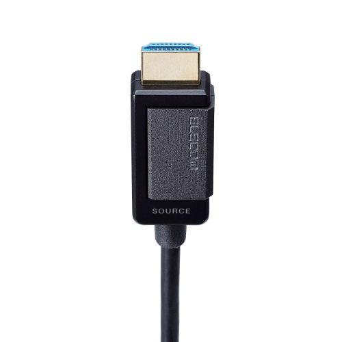 ELECOM DH-HDLOA05BK 長尺HDMIケーブル/ アクティブオプティカル/ 4K対応/ 無給電タイプ/ 5m_4