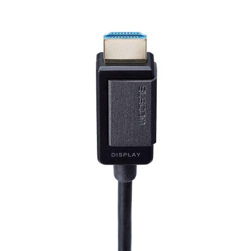 ELECOM DH-HDLOA05BK 長尺HDMIケーブル/ アクティブオプティカル/ 4K対応/ 無給電タイプ/ 5m_5