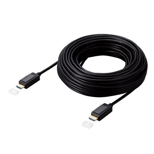 ELECOM DH-HDLOA20BK 長尺HDMIケーブル/ アクティブオプティカル/ 4K対応/ 無給電タイプ/ 20m_1