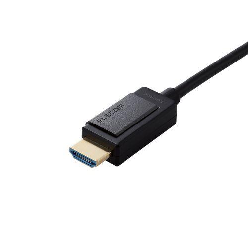 ELECOM DH-HDLOA20BK 長尺HDMIケーブル/ アクティブオプティカル/ 4K対応/ 無給電タイプ/ 20m_2