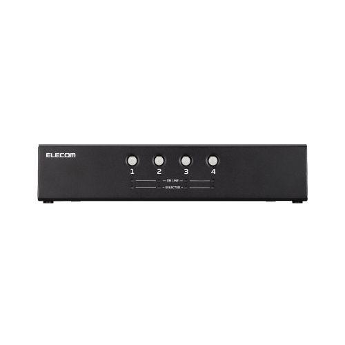 ELECOM KVM-NVXSN4 パソコン切替器(KVM)/ VGA対応/ 4台切替_1