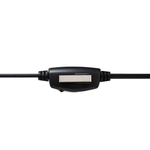 ELECOM HS-NB03SUBK 有線ヘッドセット/ 両耳ネックバンド/ USB-A/ 1.8m/ ブラック｜pc-express｜12