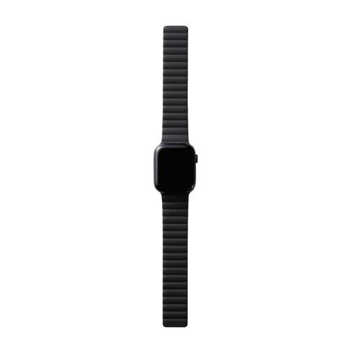 ELECOM AW-45BDMAGBK Apple Watch 49/ 45/ 44/ 42mm用バンド/ マグネット/ シリコン/ ブラック｜pc-express｜05