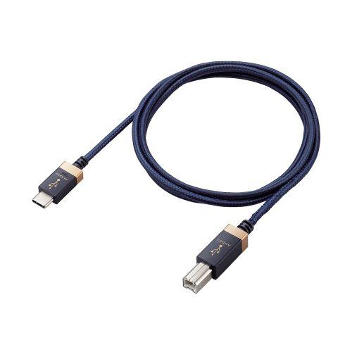 ELECOM DH-CB10 AVケーブル/ 音楽伝送/ USB Type-C to USB2.0 Standard-Bケーブル/ USB2.0/ 1.0m/ ネイビー｜pc-express｜02