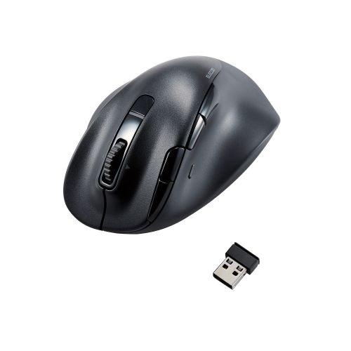 エレコム ワイヤレスマウス EX-G PRO M-XGXL50MBSK ELECOM M-XGXL50MBSKBK マウス/ EX-G PRO/ 右手専用/ XLサイズ