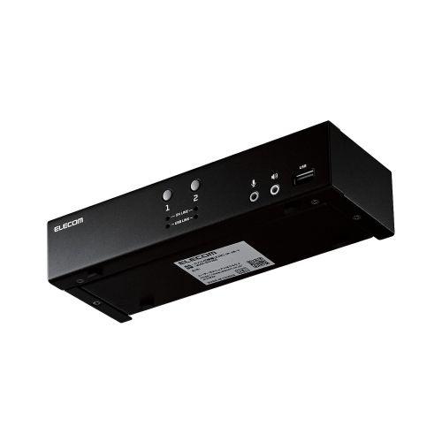 ELECOM KVM-NDUS2 パソコン切替器(KVM)/ DisplayPort/ 2ポートの画像