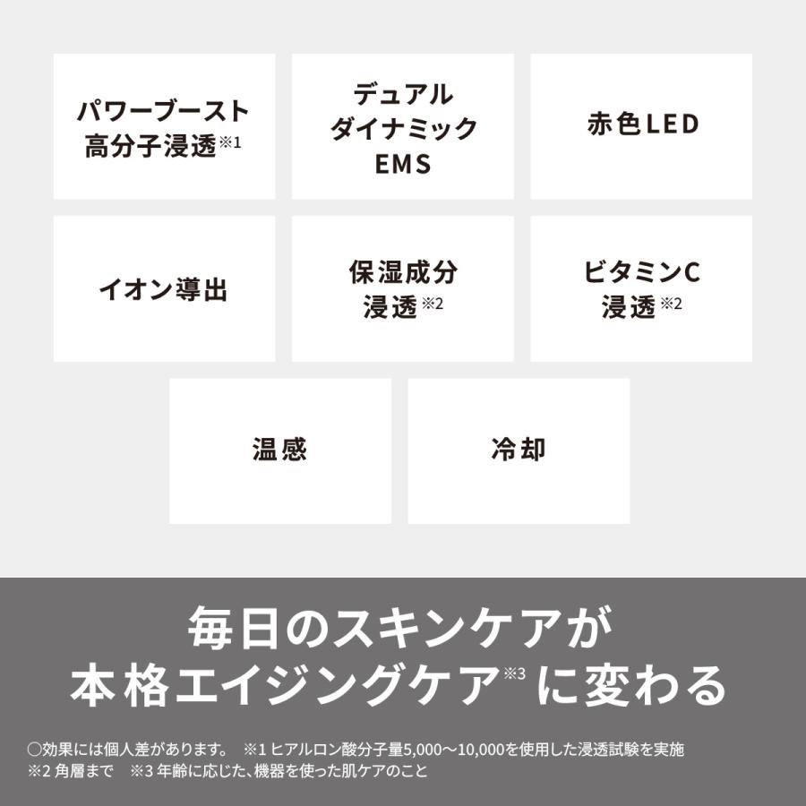 Panasonic EH-SS85-W イオン美顔器　イオンブースト　マルチ　EX　（ホワイト）｜pc-express｜10