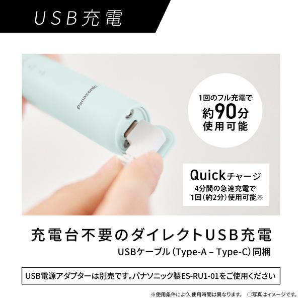 Panasonic 音波振動ハブラシ ドルツ ホワイト EW-DA18-G新品 Panasonic EW-DA18-G 音波振動ハブラシ ドルツ （ミントグリーン