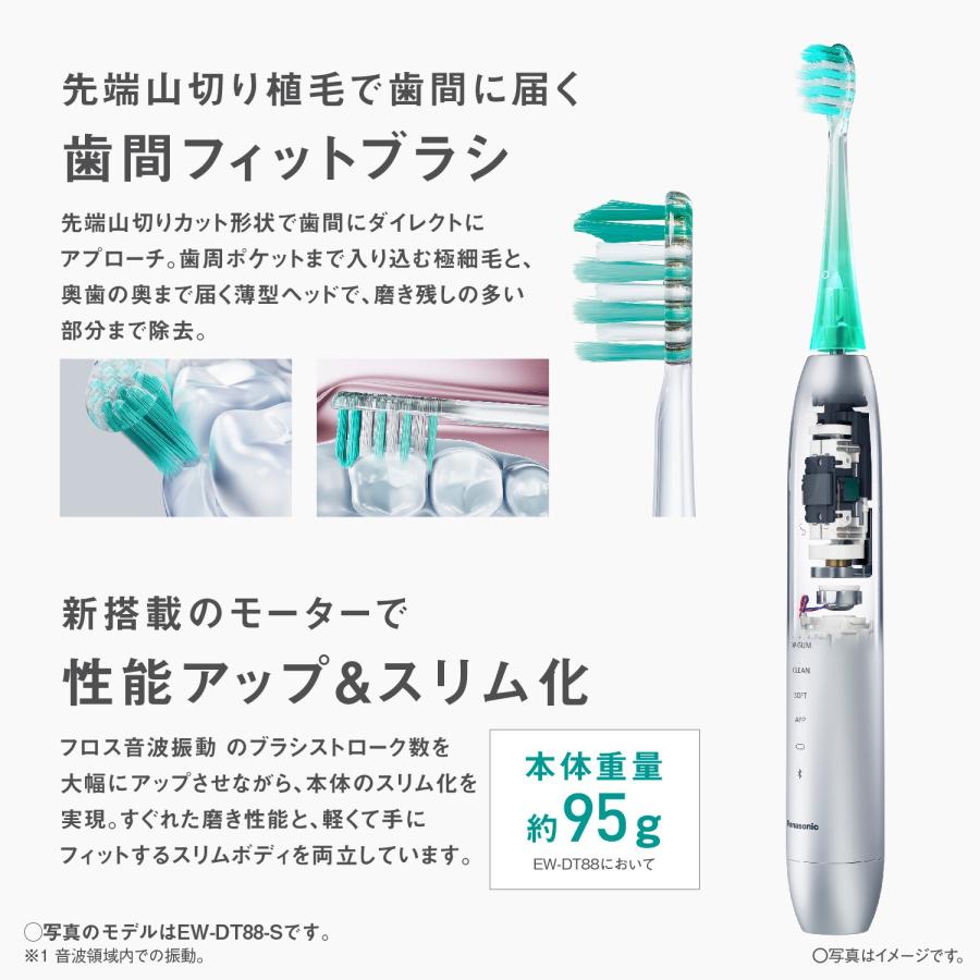 Panasonic EW-DP38-W W音波振動ハブラシ（ホワイト）_5