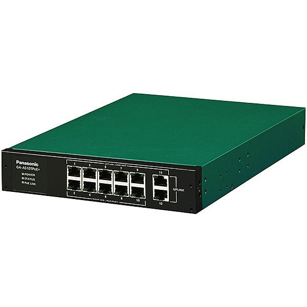 パナソニックEWネットワークス PN25108 12ポート PoE給電スイッチングハブ GA-AS10TPoE+｜pc-express