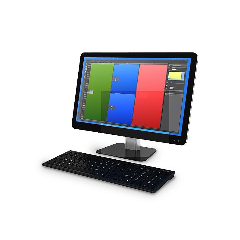 MEDIAEDGE DCM-J レイアウト作成・管理ソフトウェア Display Content Manager