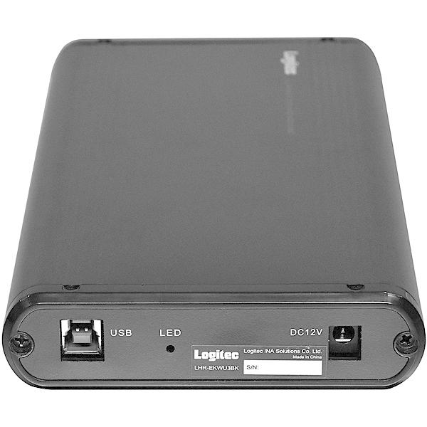 Logitec LGB-EKU3 HDDケース/ 3.5インチHDD/ アルミボティ/ USB3.1(Gen1)対応/ SATA3対応｜pc-express｜02