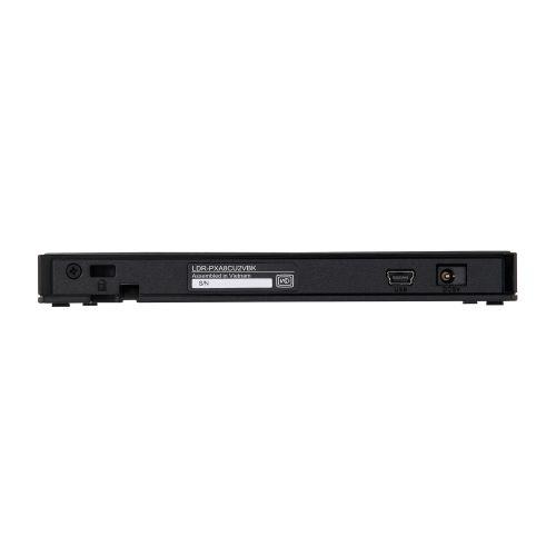 Logitec LDR-PXA8CU2VBK ポータブルDVDドライブ/ USB Type-C/ 動画再生＆データ書き込み&編集/ ブラック_2