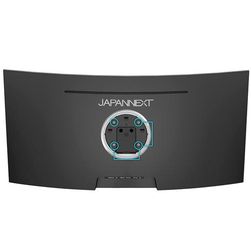 JAPANNEXT JN-34VC165UQR ゲーミング液晶ディスプレイ 34型/ 3440×1440/ HDMI×1、DP×2/ ブラック/ スピーカー有/…｜pc-express｜04
