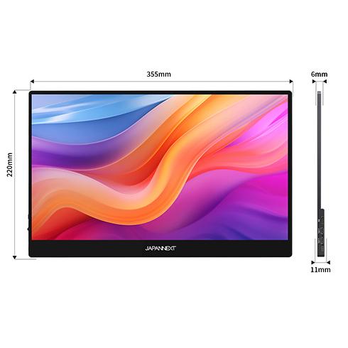 JAPANNEXT JN-MD-IPST156U タッチパネル対応液晶ディスプレイ 15.6型/ 3840×2160/ miniHDMI×1、USB-C×2/ …_3