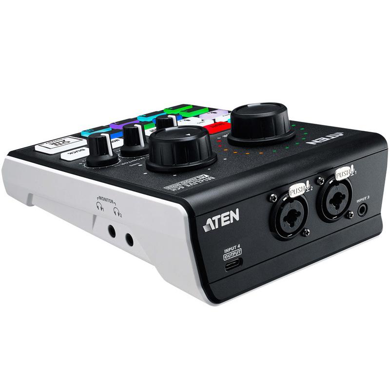 ATEN UC8000 ポッドキャスト用AIオーディオミキサー MicLIVE : PC&家電