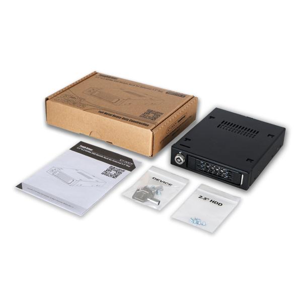 ICY DOCK MB601VK-B ICYDOCK　2.5インチ U.2 NVMe SSD搭載用 リムーバブルケース　PCIe 4.0対応　3.5インチベイサイズ_14