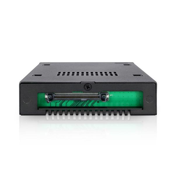 ICY DOCK MB601VK-B ICYDOCK　2.5インチ U.2 NVMe SSD搭載用 リムーバブルケース　PCIe 4.0対応　3.5インチベイサイズ_1