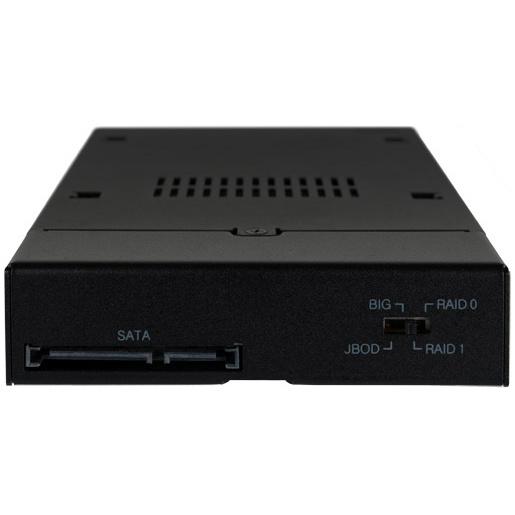 ICY DOCK MB992SKR-B ICYDOCK　2x 2.5インチSATA SSD / HDD搭載用RAIDユニット　3.5インチベイサイズ_2