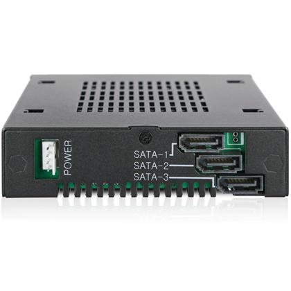 ICY DOCK MB993SK-B ICYDOCK　3x 2.5インチ SATA HDD / SSD 搭載用リムーバブルケース 3.5インチベイサイズ