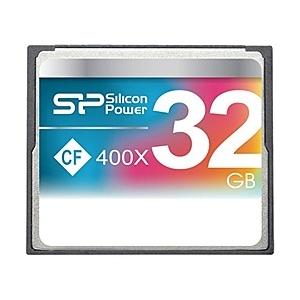 【在庫目安：お取り寄せ】 シリコンパワー SP032GBCFC400V10 コンパクトフラッシュカード 400倍速 32GB 永久保証